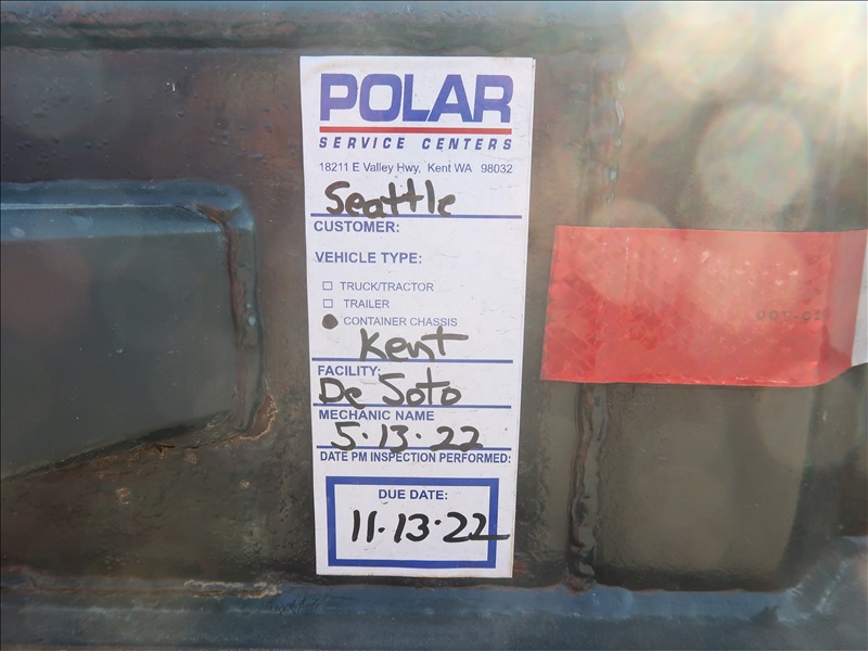 2010 BUSBY B11CF5326 QUAD/A CHASSIS TRAILER KENMORE HEAVY EQUIPMENT