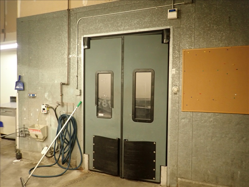 KALT APPROX. 16’X22’X10’ WALKIN PRODUCE COOLER, CHASE DOUBLE SWING