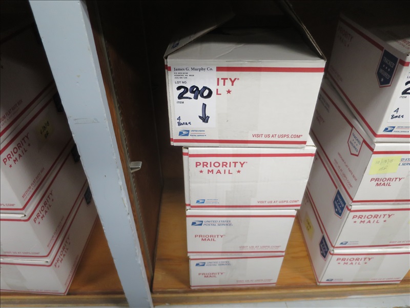 LOT, ASSORTED USED US & FOREIGN BULK STAMPS IN THESE (4) BOXES STAMP