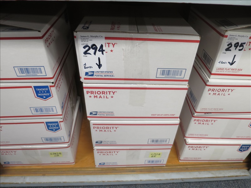 LOT, ASSORTED USED US & FOREIGN BULK STAMPS IN THESE (4) BOXES STAMP