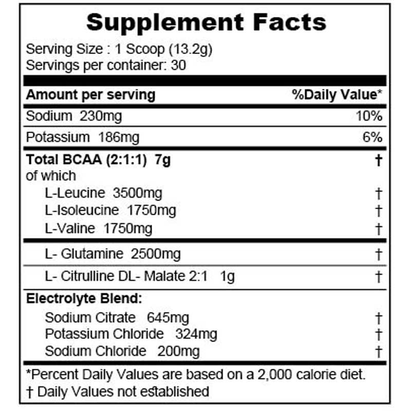 Muscle Core BCAA (Branched Chain Amino Acid)