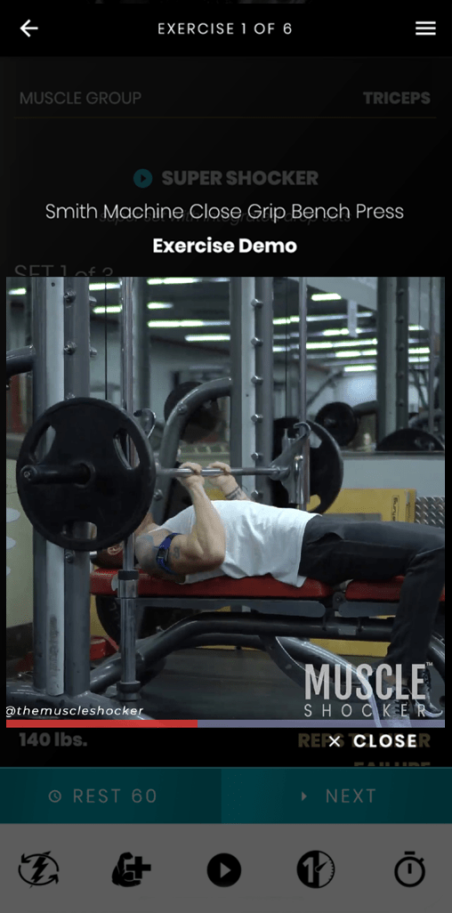 Press Muscle Shocker