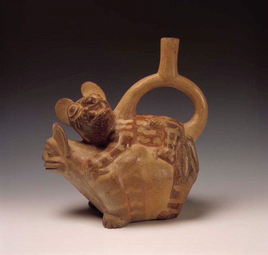 Union between a toad and jaguar Museo Larco