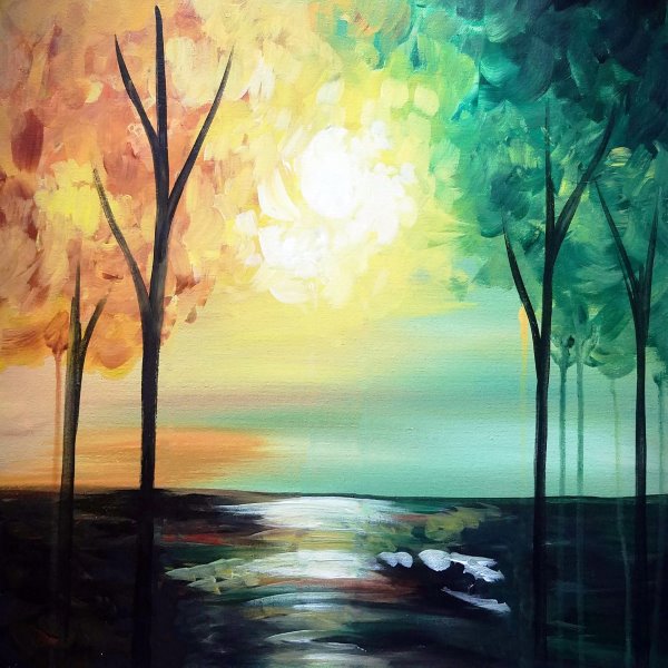 September Sky Painting Class Muse Woodbridge