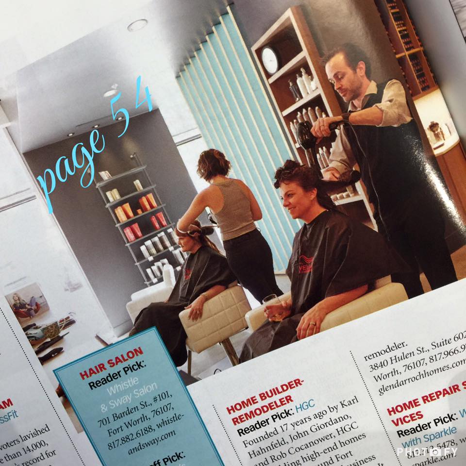 Whistle & Sway Salon Wins Reader's Pick for Best Hair Salon Museum