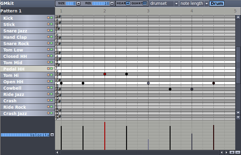 Hydrogen, a free powerful drum machine Musica Informatica