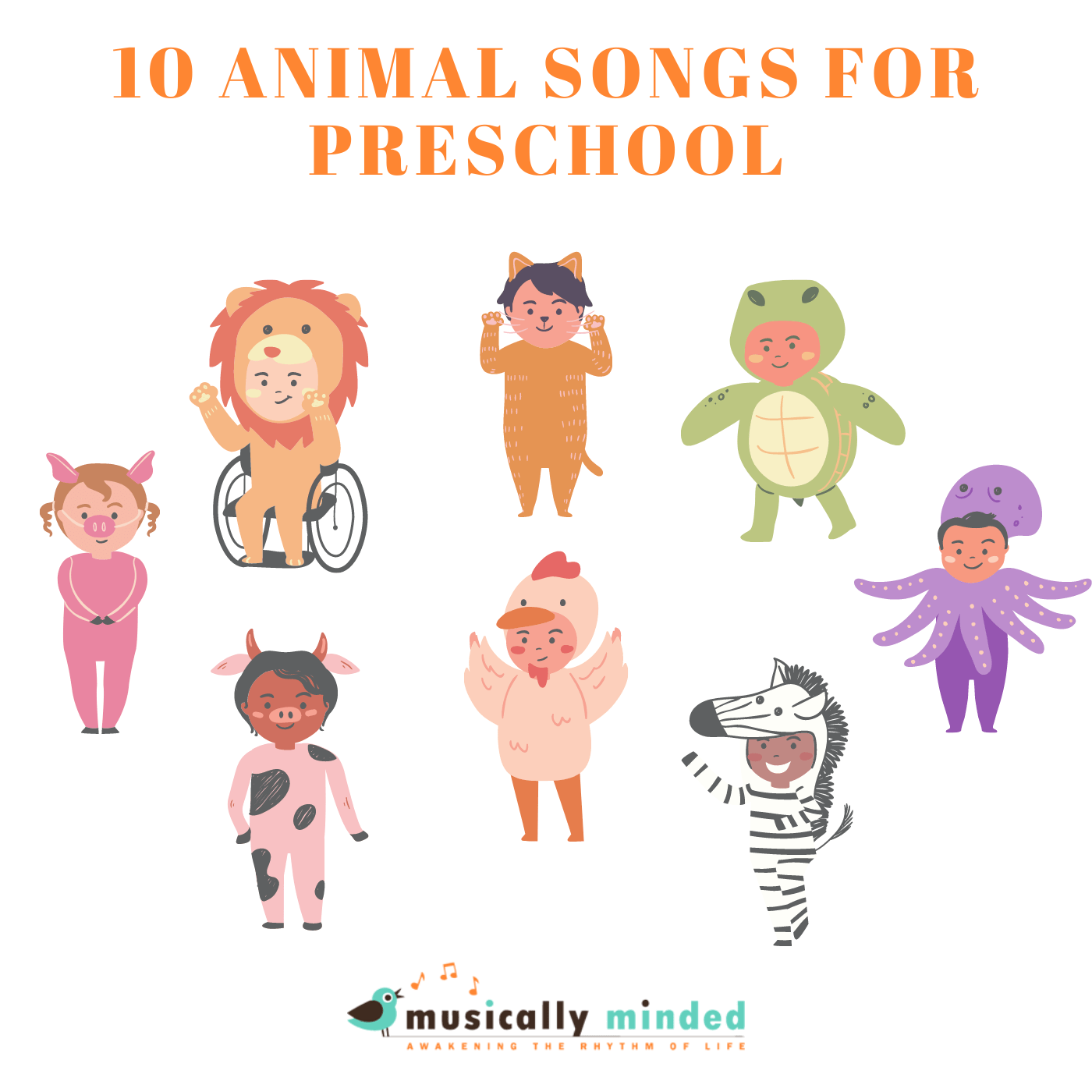 10 Animal Songs for Preschool Musically Minded