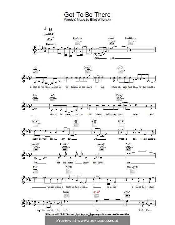 Got To Be There (Michael Jackson) by E. Willensky on MusicaNeo