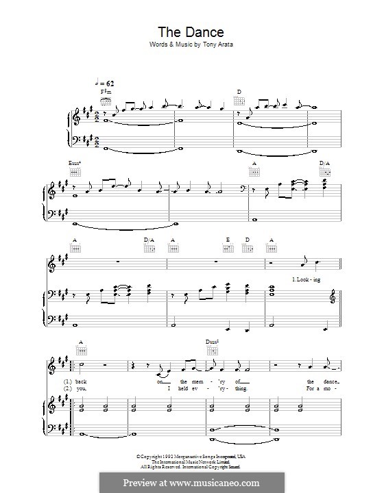 Download The Dance Garth Brooks Piano Sheet Music Gif // Music Sheet