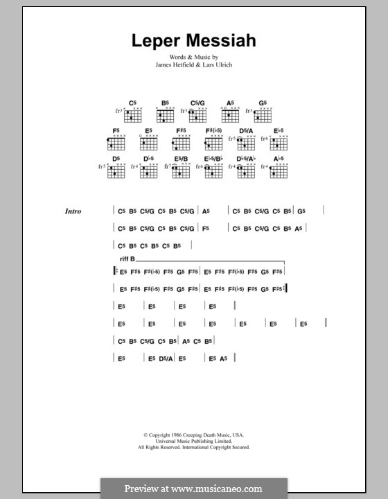 Leper Messiah (Metallica) by J. Hetfield, L. Ulrich on