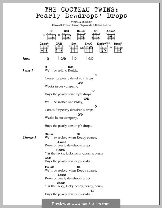 Pearly Dewdrops' Drops (The Cocteau Twins) by E. Fraser, R. Guthrie, S