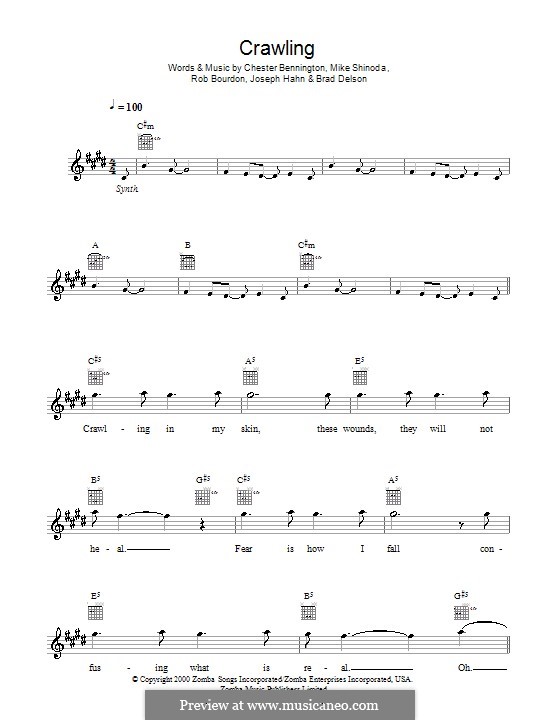 Crawling (Linkin Park) by B. Delson, C. Bennington, J. Hahn, M. Shinoda