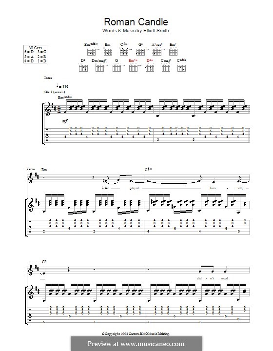 Roman Candle by E. Smith sheet music on MusicaNeo