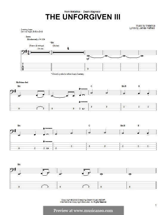 The III (Metallica) by J. Hetfield, K. Hammett, L. Ulrich on