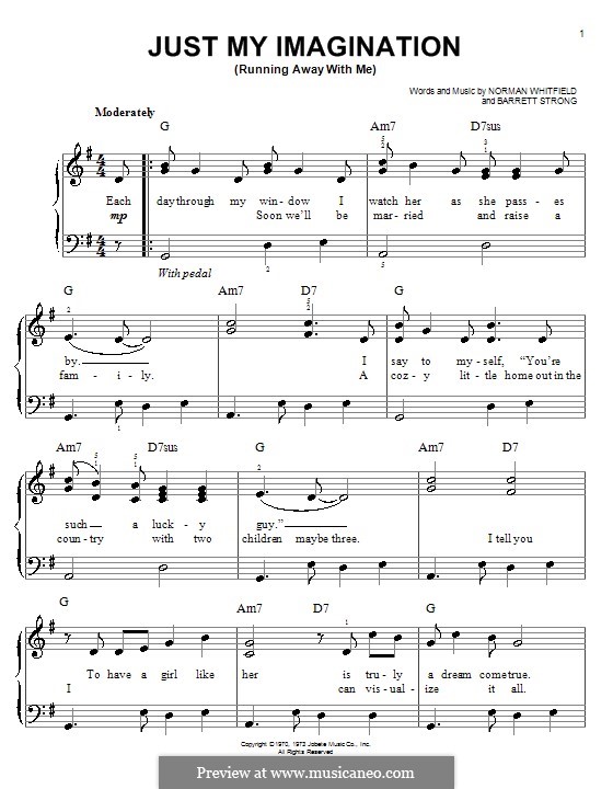 Just My Imagination (Running Away with Me) by B. Strong, N.J. Whitfield