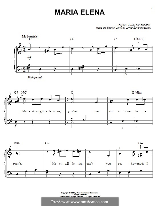 Maria Elena Lyrics That´s Me Nat King Cole (My Spanish.