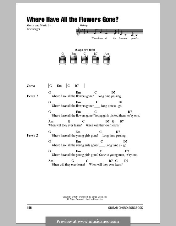 Where Have All the Flowers Gone (The Kingston Trio) by P. Seeger on