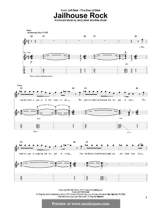 Jailhouse Rock Chords