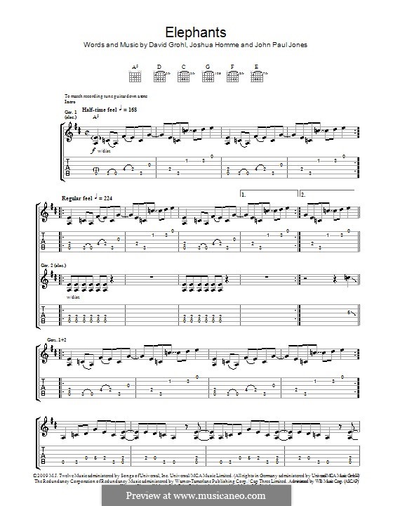 Elephants (Them Crooked Vultures) by J.P. Jones, D. Grohl, J. Homme on