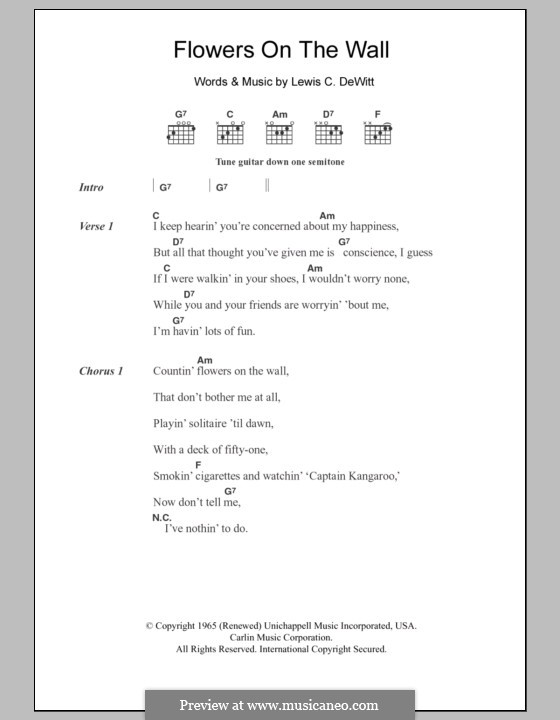 Flowers on the Wall (from Pulp Fiction) by L.C. Dewitt on MusicaNeo