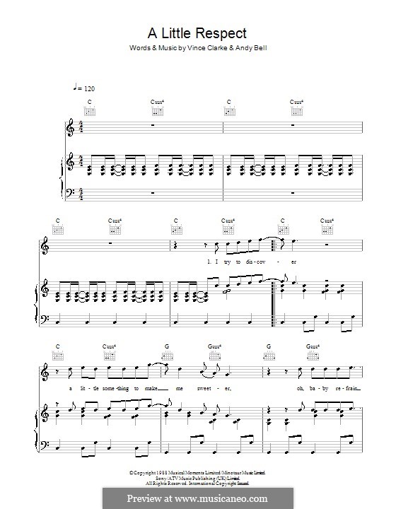 A Little Respect (Wheatus) by A. Bell, V. Clarke sheet