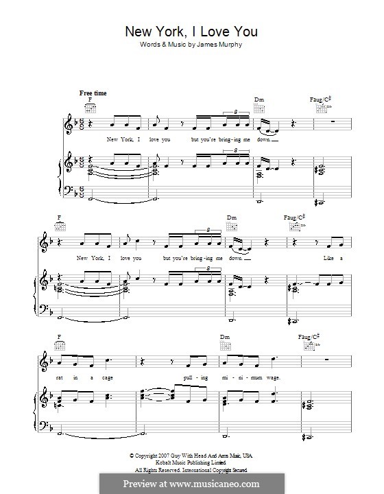 New York, I Love You But You're Bringing Me Down (LCD Soundsystem) by J