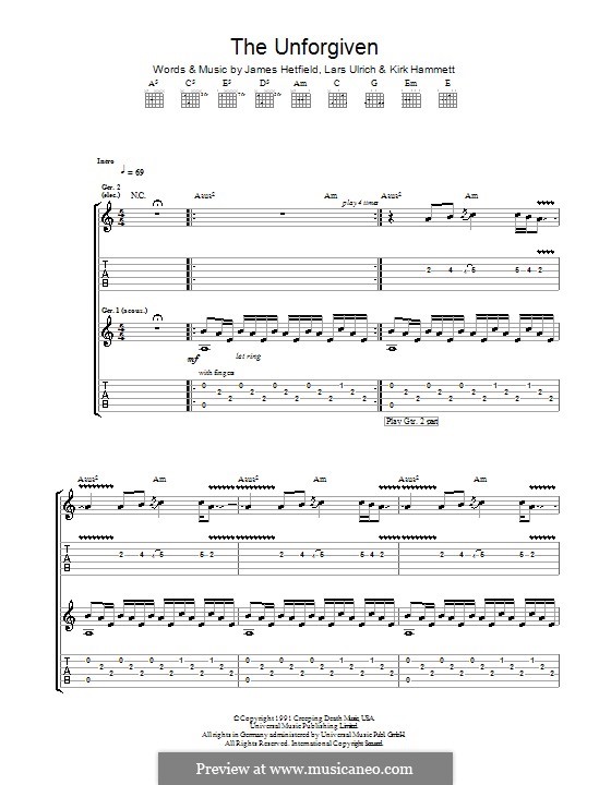 The (Metallica) by J. Hetfield, K. Hammett, L. Ulrich on