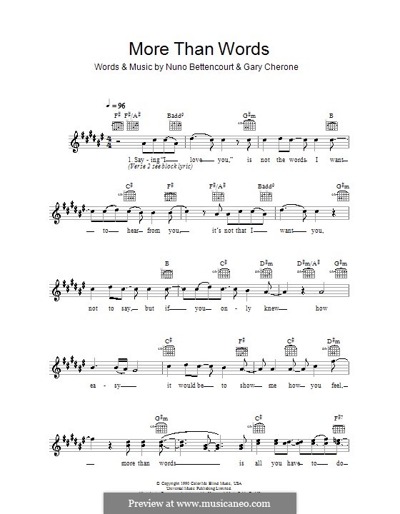More Than Words song and lyrics by Extreme Spotify