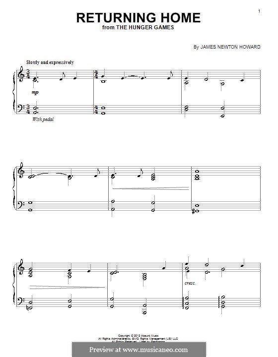Returning Home by J.N. Howard sheet music on MusicaNeo