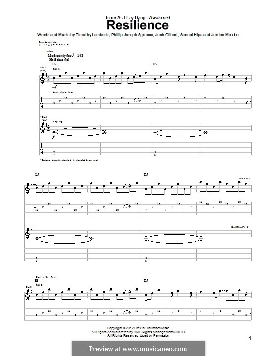 Resilience (As I Lay Dying) by J. Mancino, P. Sgrosso, S. Hipa, T