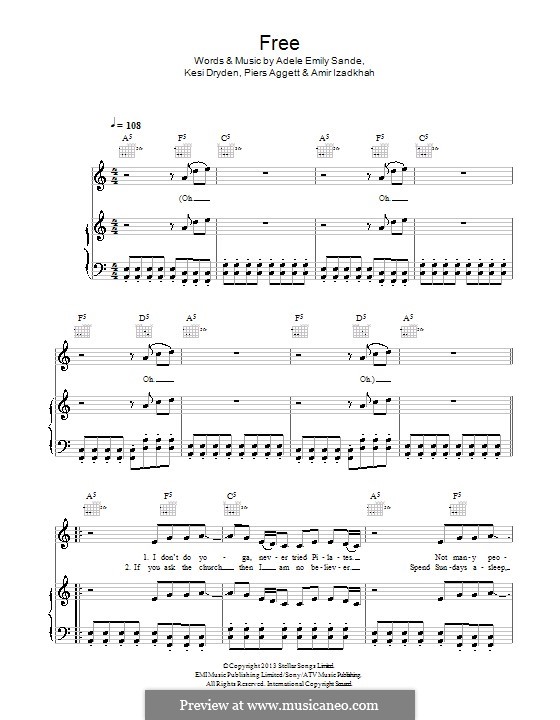 Free (Rudimental feat. Emeli Sande) by E. Sandé, A. Izadkhah, K. Dryden