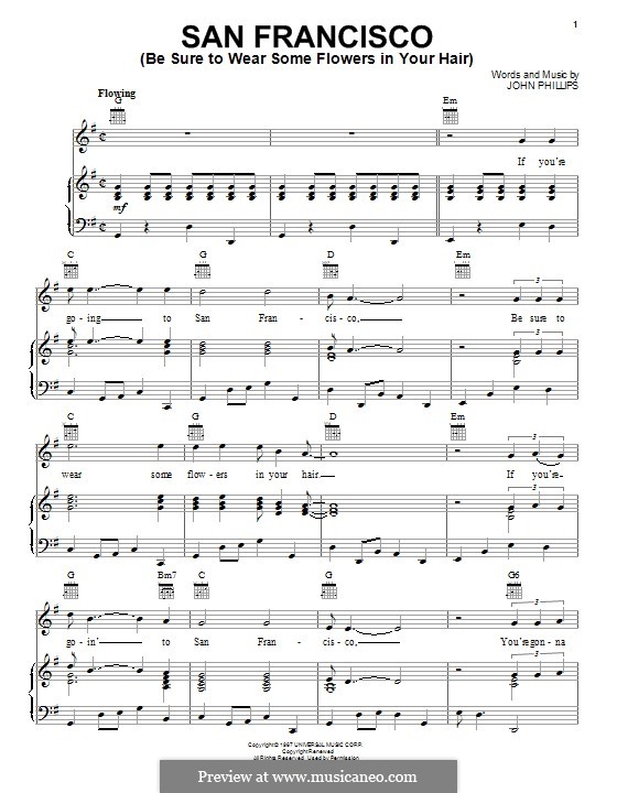 San Francisco (Be Sure to Wear Some Flowers in Your Hair) by J