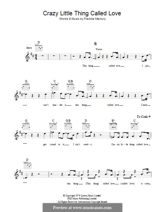 Crazy Little Thing Called Love (Queen) by Freddie Mercury