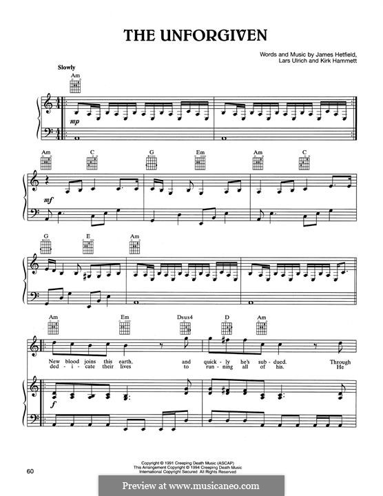 The (Metallica) by J. Hetfield, K. Hammett, L. Ulrich on