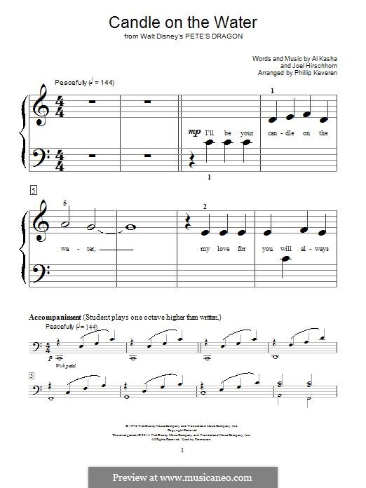 Candle on the Water (from Walt Disney's Pete's Dragon) by A. Kasha, J