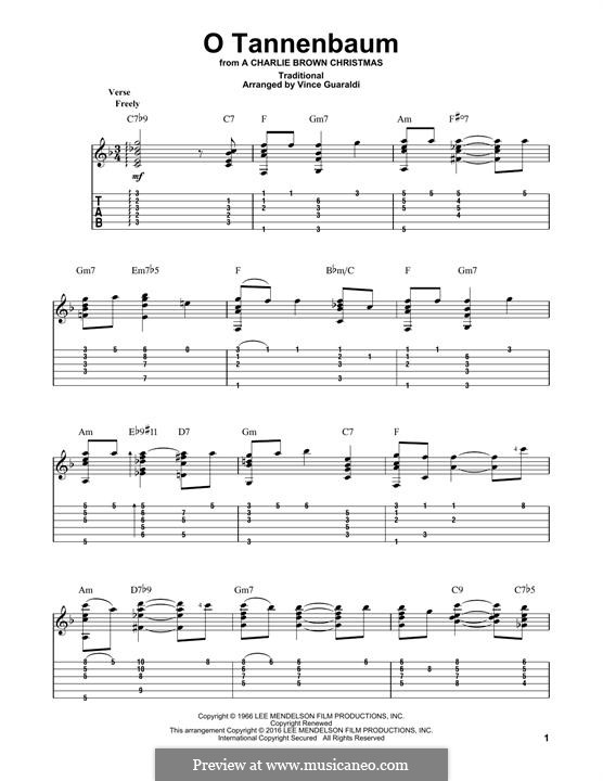 O Christmas Tree by folklore sheet music on MusicaNeo