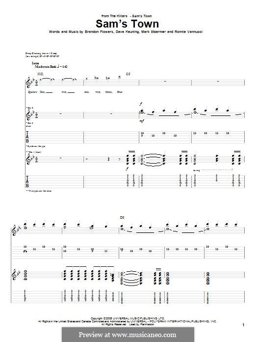 Sam's Town (The Killers) by B. Flowers, D. Keuning, M. Stoermer, R