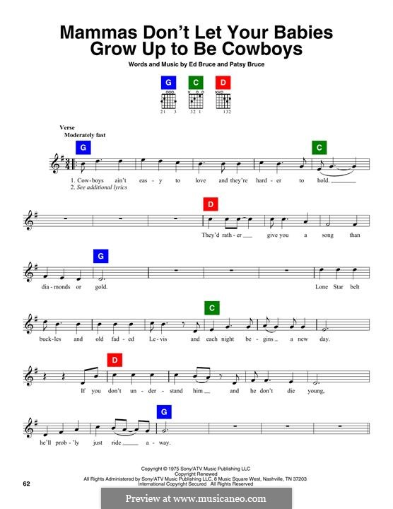 Mamas Don T Let Your Babies Chords Sheet and Chords Collection