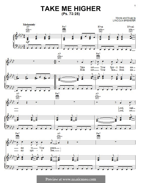 Take Me Higher by L. Brewster sheet music on MusicaNeo