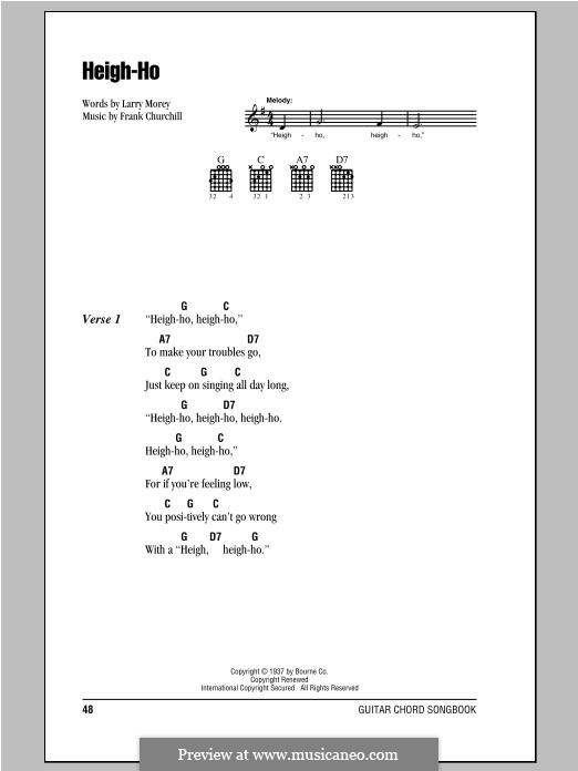 HeighHo (from Walt Disney's Snow White and the Seven Dwarfs) by F