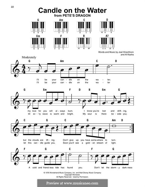 Candle on the Water (from Walt Disney's Pete's Dragon) by A. Kasha, J