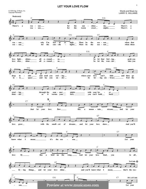 Let Your Love Flow (The Bellamy Brothers) by L.E. Williams on MusicaNeo