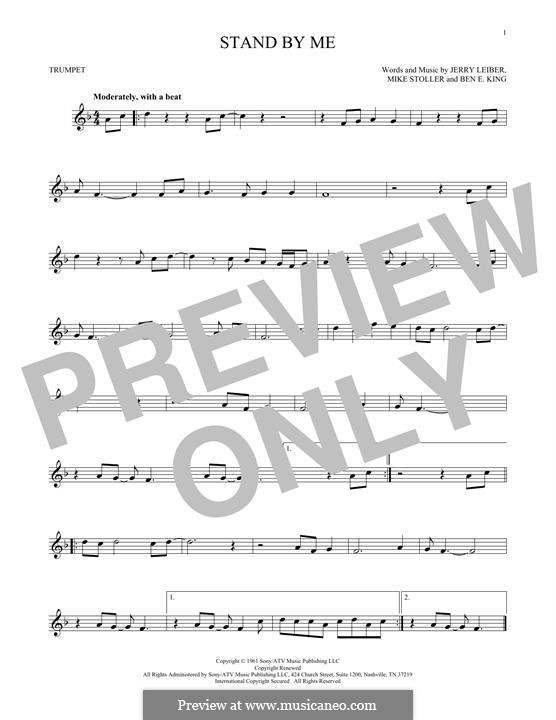Stand By Me by B.E. King, J. Leiber, M. Stoller sheet music on MusicaNeo