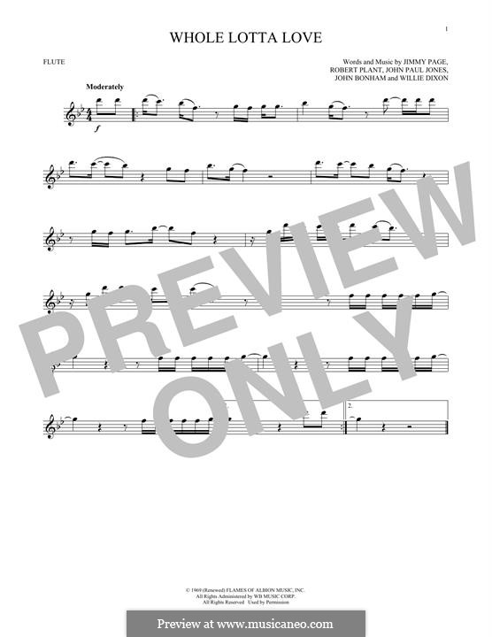 Whole Lotta Love (Led Zeppelin) by J.P. Jones, J. Page, J. Bonham, R