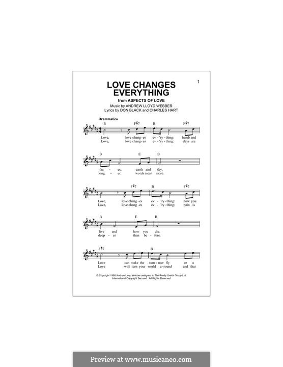 Love Changes Everything (Aspects of Love) by A.L. ber on MusicaNeo