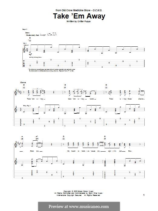Take 'Em Away (Old Crow Medicine Show) by C. Fuqua on MusicaNeo