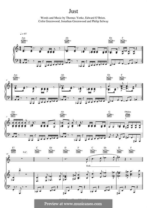 Just (Radiohead) by C. Greenwood, E. O'Brien, Jonny Greenwood, M