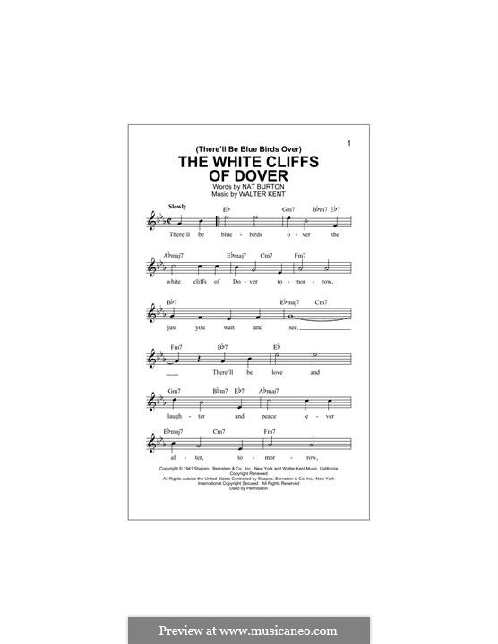 (There'll Be Bluebirds Over) The White Cliffs of Dover by W. Kent on MusicaNeo