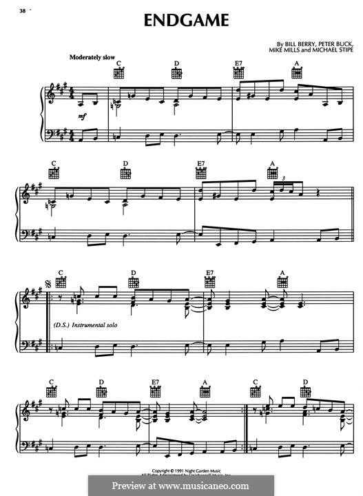 Electrolite (R.E.M.) by M. Mills, M. Stipe, P. Buck, W. Berry on MusicaNeo