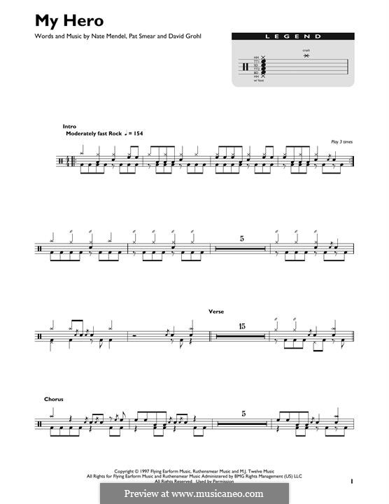 My Hero Foo Fighters Chords Margaret Wiegel